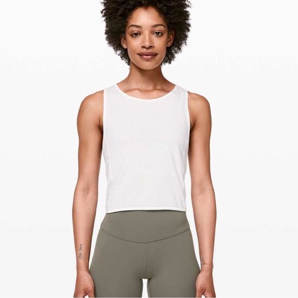 Lululemon Turn To Tie Tank White 12 FLAWS - Picture 10 of 10